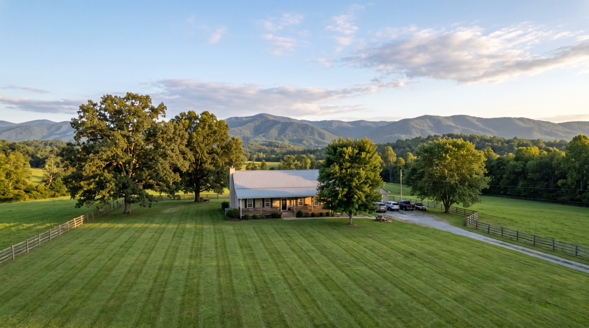 Septic system installation on a rural East Tennessee property